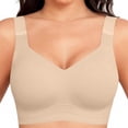 thumbnail image 3 of Wowcloth 2-Piece Women's Push-Up Wire-Free Sports Bra, Comfortable Soft for Yoga, Daily Wear and T-Shirt Style, 3 of 5