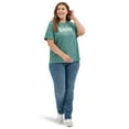 thumbnail image 2 of Lee Women's Plus Size Logo Tee, 2 of 6