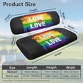 thumbnail image 7 of Aplkyhs Love is Love Print Universal Golf Cart Seat Covers American Pride Month Golf Cart Breathable Material Fit for Most Club Car Golf Cart Front Seat Covers Soft and Comfortable, 7 of 7