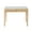 Oak, variant on Meno 36" Rectangular Italian Carrara White Marble Console Table with White Leg