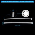thumbnail image 2 of Uxcell Glasses End Tips 2 Pairs Eyeglass Anti Slip Ear Sock Pieces Tube Sleeve Replacement Temple, White Style 6, 2 of 5