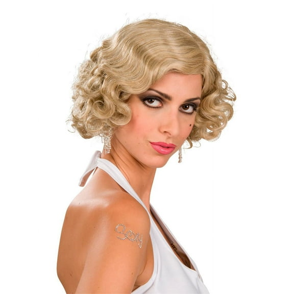Flapper Wig Adult (Blonde)