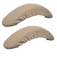 thumbnail image 1 of 2pcs Soft Chair Arm Rest Covers Stretchable Office Chair Armrest Slipcovers - Black, 1 of 6