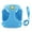 Sky Blue Size XS D1, variant on EDHITNR Soft Mesh Step-in Dog Harness, Reflective Puppy Vest and Leash Set for Small Dogs, Breathable Adjustable Pet Walking Gear for Cats and Puppies