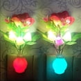 thumbnail image 1 of Led Night Light With Sensor Plug-in Auto Switch Rose Flower Mushroom Night Lamp Wall Light, 1 of 8