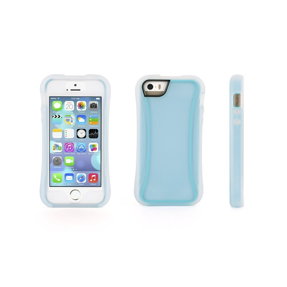 Griffin Cell Phone Case for iPhone 5/5s/5SE Retail Packaging Blue/Clear