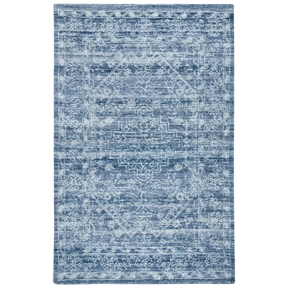 SAFAVIEH Marquee Lena Geometric Area Rug, Navy, 3' x 5'