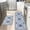Blue & White, variant on AIOE 2-Piece Distressed Blue Persian Medallion Anti-Fatigue Kitchen Mat Set, Non-Slip Cushioned Vintage Style Kitchen Rugs, Stain-Resistant for Laundry Room & Farmhouse Decor 17"x47"+17"x29.5"