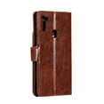 thumbnail image 5 of Galaxy A11 Case, Allytech PU Leather 9 Cards Slots Kickstand Folio Style Retro Shockproof Magnetic Closure Drop Protection Flip Cover Wallet Case for Samsung Galaxy A11, Brown, 5 of 10