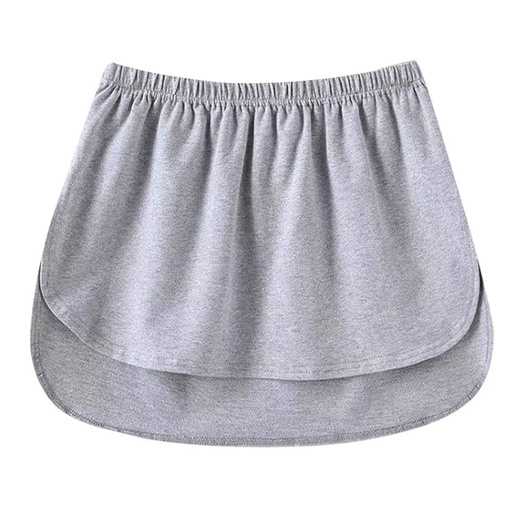 Women's Tennis Skirts Summer Skirt Women\u20 9s Underskirt Lower Skirt Sweep Shirt Extension Skirt With Buttons Shirt For Women Gray S