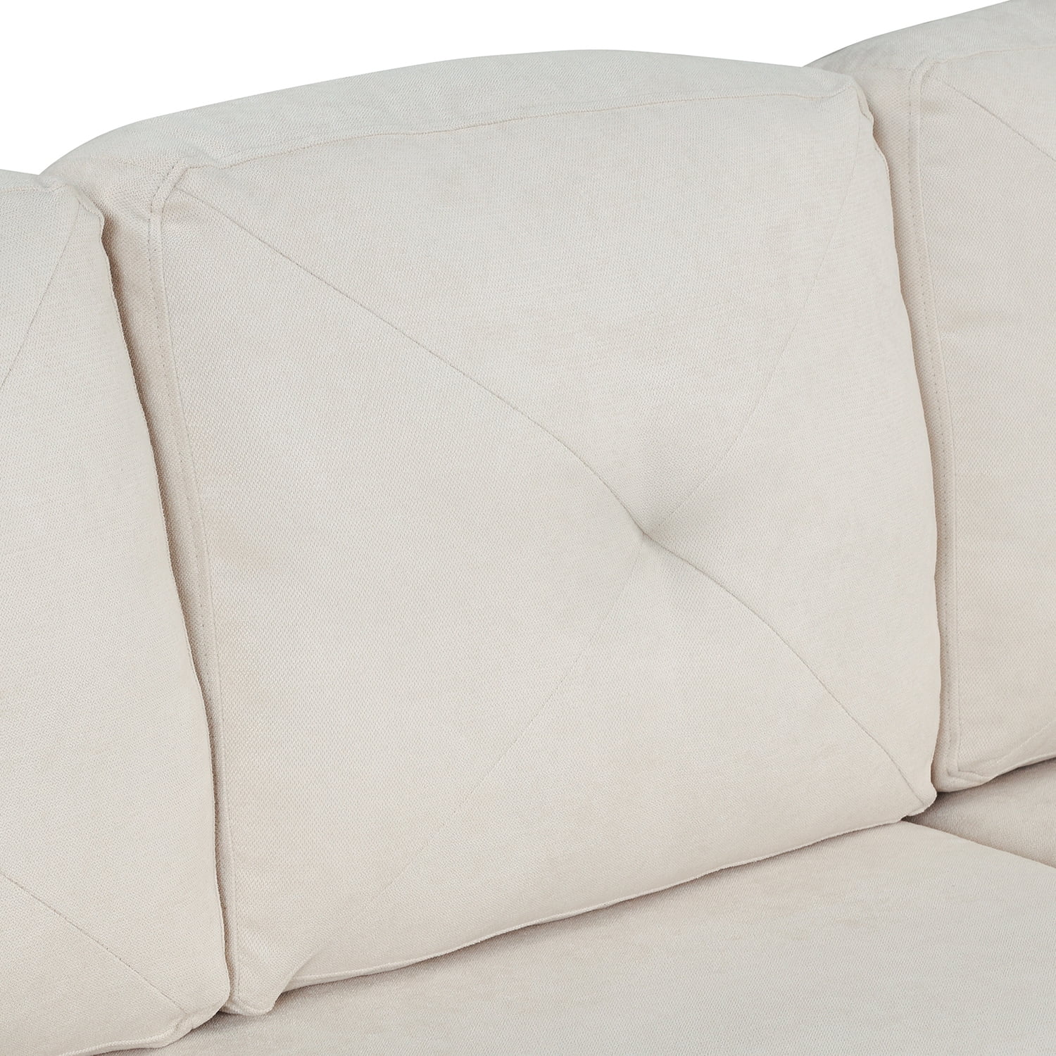 Kadyn 83" Mid-century Velvet Convertible Sectional Sofa Bed, 3-Seater L-shape Corner Futon Sofa with Storage Chaise, Modern Sleeper Sofa Bed for Apartment, Beige
