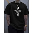 thumbnail image 1 of ForgivenCreative Print Men's Casual T-Shirt, Summer Fashion Crew Neck Short Sleeve Top, Modern Streetwear Style For Men Tee For Adult, Men, Women, Teen, Teenager, Adolescent, Youth, 1 of 7
