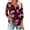2 5, variant on Plus Size Tunic Tops Long Sleeve Casual Floral Printed Henley V Neck Shirts for Women M-4XL