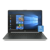 HP 15 Laptop, 15.6" Touch Display, Intel Core i3-8145U, 4GB, 128GB SSD, Natural Silver, 15-dw0034wm