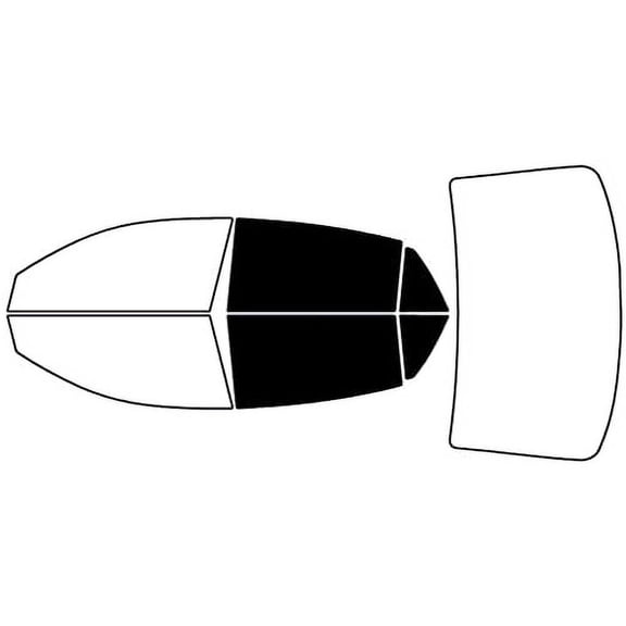 Rvinyl Window Tint Kit Compatible with Toyota Avalon 2005-2012 - Back Precut Kit - 5%