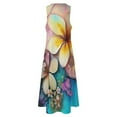 thumbnail image 4 of Plumeria Long Dress woms clothing wom formal ocn dresses Dress, 4 of 6