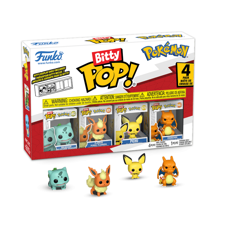 Bitty POP: Pokemon- Bulbasaur 4PK