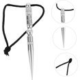 thumbnail image 3 of Yazoeia 5pcs DIY Knitting Needles Stitching Smoothing Needle Stainless Knitting Tool Bracelet Lacing Needles Outdoor Accessory Bracelets Rope Hand Ar Work Tooling Lace up Steel CJC912-138729, 3 of 9