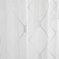 thumbnail image 3 of Topfinel White Sheer Curtains for Living Room Bedroom Voile Drapes Diamond Embroidered Rod Pocket Window Treatments,Tulle Window Drapes Boho Curtains, 54 x 72 inch,2 Panels, 3 of 8