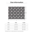 thumbnail image 5 of Yiaed Husky Print Blanket Throw Blanket Soft Cozy Flannel Blanket for Home Bed Sofa Couch Chair-80"x60", 5 of 6