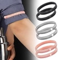 thumbnail image 3 of Blarkrus Adjustable Shirt Slve Holders Metal Arm Bands Garter 7CM For Men Ladies ц, 3 of 8