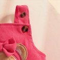 thumbnail image 6 of CAUYDY Preemie Girls Going Home Outfit Baby Girl Short Sleeve Bodysuit Set Newborn Fall Winter Clothes Infant Romper 0 3 6 9 Months 1T 2T Sizes 12-18 Months,Watermelon Red, 6 of 9