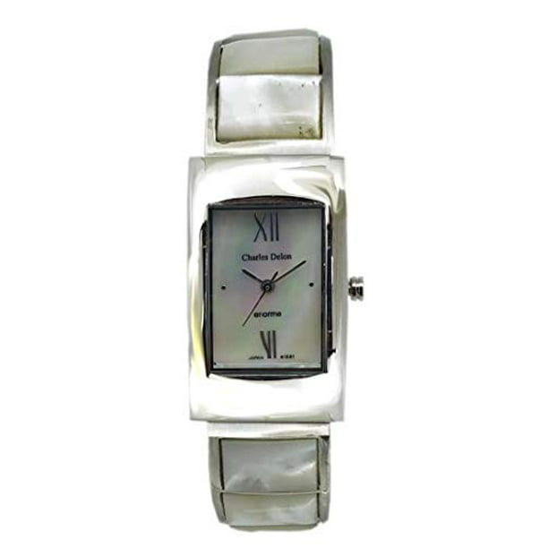 Charles Delon - Charles Delon Watches for Womens 4112 LPMM Silver/Pearl ...