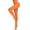 Orange, variant on Women Pantyhose High Waist Solid Color High Elasticity Skinny Thin Candy Color Anti-slip Cosplay Performance Tights Work Daily Wear Long Stockings