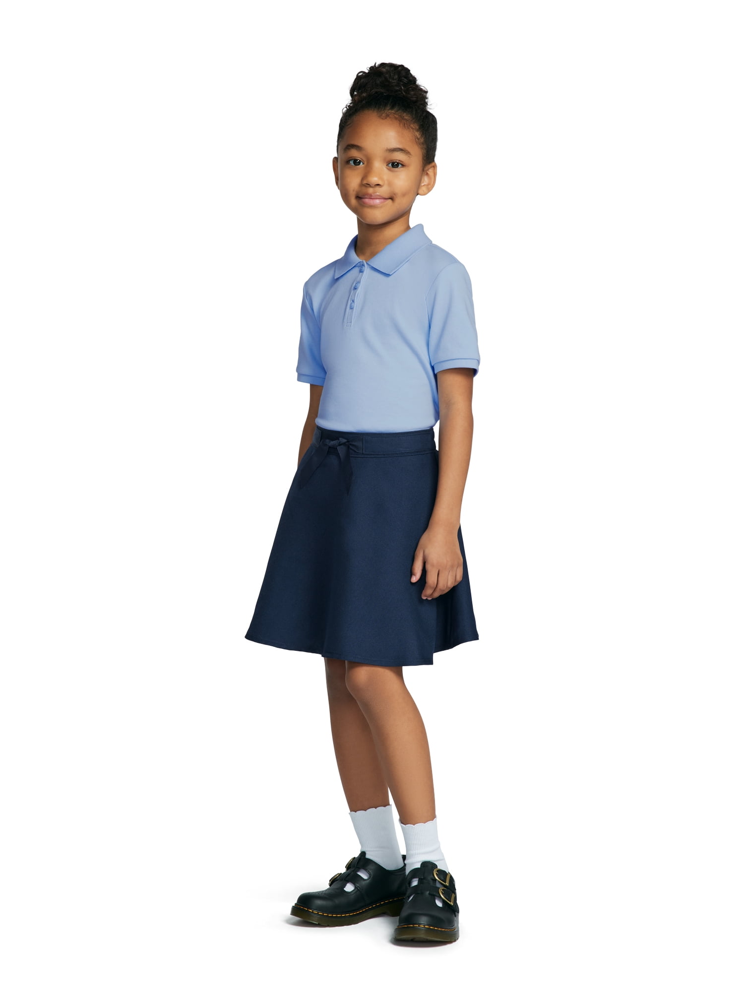 Wonder Nation Girls School Uniform Skater Scooter, Sizes 4-16