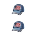 thumbnail image 4 of Guardoinrt Chapeau de Protection Solaire avec Sangle Réglable et Styles à la Mode Multi-Couleurs Denim 3 2Set, 4 of 6