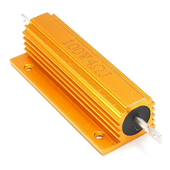 Gold Aluminum Clad Power Resistor Resistance 100W, 4 Ohm 4R