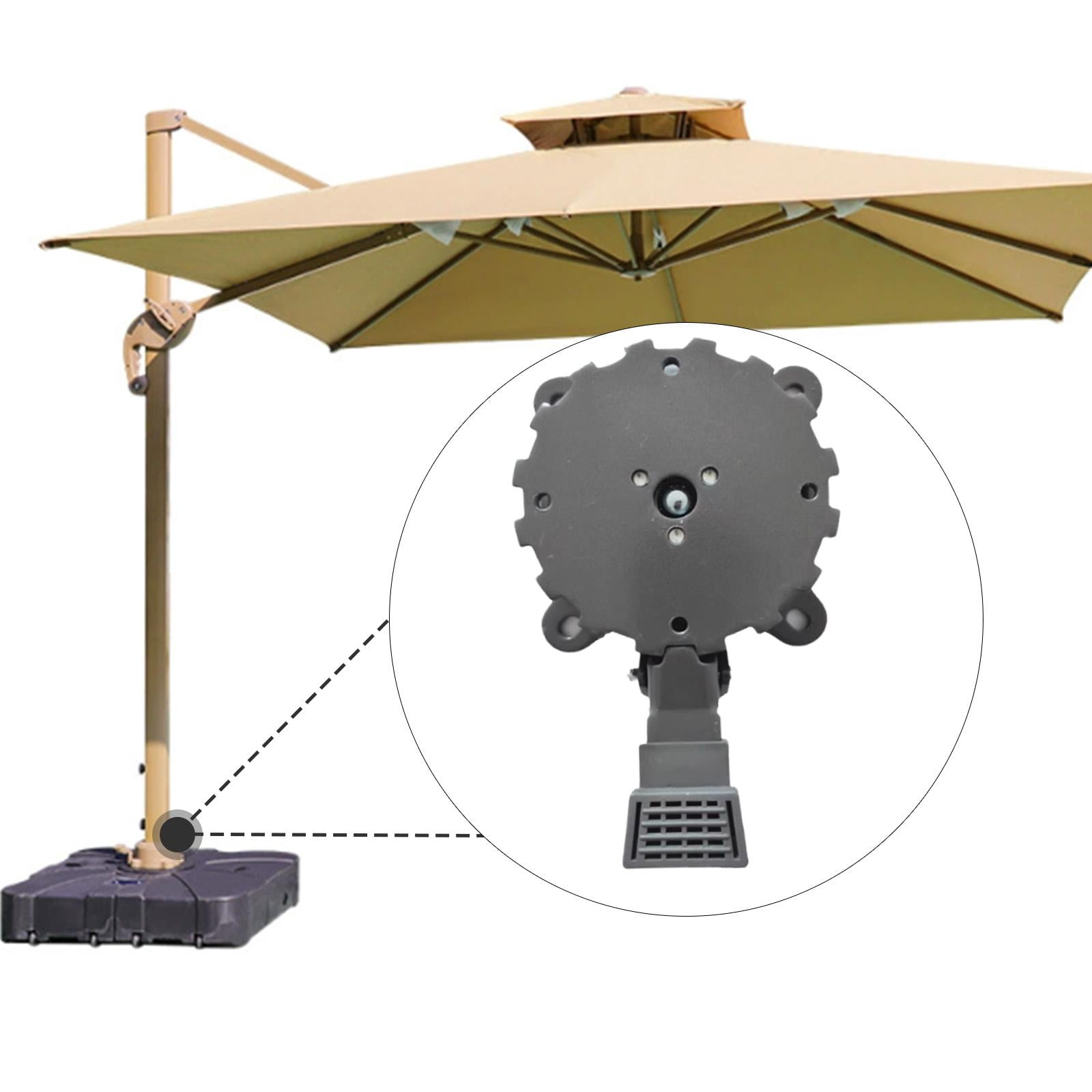 oshhni 360 degree Rotatable Attachment Patio Umbrella Base for Outside Party Travel Beach