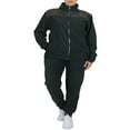 thumbnail image 1 of Women‘s 2 Piece Polar Fleece Sweater Jacket & Jogger Sweatpants Set, 1 of 5