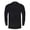 Black, variant on Monterey Club Men's Cotton Long Sleeve T-Shirt #1147