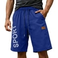 thumbnail image 3 of IhhxPro Men's Athletic Shorts with Pockets Quick Dry Sport Men Casual Drawstring Lightweight Breathable Training Jogging Gym Workout Summer Loose Fit S-2XL, 3 of 8