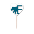 thumbnail image 1 of Nariz de elefante de peso corporal Etiqueta del corazón de la bandera del palillo de dientes, 1 of 3