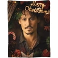 thumbnail image 2 of Johnny Depp Blanket Bedding Fleece Blanket Soft Throw Blankets Lightweight Anti-Static Blanket - 3 Sizes, 2 of 5