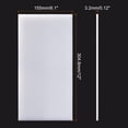thumbnail image 2 of Uxcell UHMW Sheet Ultra High Molecular Weight Polyethylene Sheet Hard Plastic Sheet Board 6.1''x 12 '' x 0.12'' White, 2 of 6