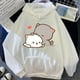 thumbnail image 5 of Sudadera con capucha de manga larga con estampado de gato para mujer, sudadera con capucha de lana para otoño e invierno, 5 of 5