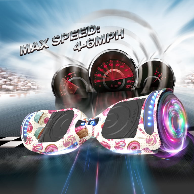 HOVERSTAR Hoverboard 6.5 Inch Bluetooth Speaker LED Light Self