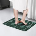 thumbnail image 4 of Dark Green Christmas Tree Pattern Flannel Non Slip Door Rugs,Washable Door Mats Indoor,Decorative Door Mats,Dirt-Resistant and Absorbent Doormat for Entrance,Bedroom,Kitchen,Bathroom,23.5"x16", 4 of 5