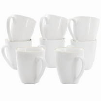 Gibson Home 148496.01 Ogalla 12 oz Gold Banded Fine Ceramic Mug Set - 8 Piece