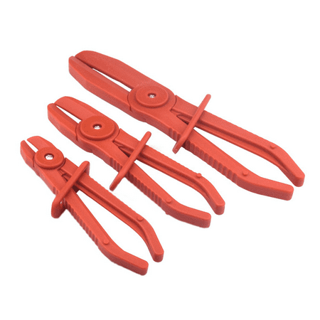 

Yozhu 3 Hose Clamp Pliers 3 Sizes - Hose Clamp Pliers for Brake Hoses Fuel Hoses Gas Lines and Most Flexible Hoses，Orange Three Pieces