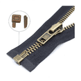 thumbnail image 3 of Metal Zipper Slider Set Double Pull Open-End Repair Kit 10 Sets Assorted Sizes, 3 of 8