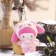 thumbnail image 1 of Sanrio-Llavero de Hello Kitty Kuromi My Melody, llaveros Kawaii Cinnamoroll, Pompón, Purin, llavero de juguete de felpa, regalos para niñosMetal Chain2 Fivean Toy model, 1 of 2