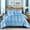 Baby Blue, variant on Silk Like Silky Comforter Set With Sheet Set Satin Bedding Comforter Set Hotel Silky Pattern Home Deocr Luxury Silky Comforter Set With 1 Cushion Cover 200g Microfiber Filling Soft Lightweight For Al