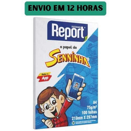 Papel bond A4 blanco paquete de 100 hojas Seninha Deng Xun unisex