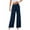 Navy, variant on Summer Pants for Women Designer Wide Leg Pants for Women Dressy Clothes Sexy Workout Glitter Leggings Harem Dress Soft Flowing Womens Casual Sweat Fit Pant Glitter Coffee M