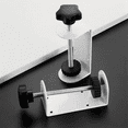 thumbnail image 4 of 2pcs White Foldable Desk Extender Clamp Computer Keyboard Tray Clamp for Home / Office DIY Wooden Desk Extender Board, 4 of 6