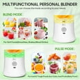 thumbnail image 3 of Portable Blender, Personal Blender for Shakes and Smoothies 20 Oz Blender Bottles with 6 Sharp Blades Hand-held Blender for Kitchen Gym Travel Office, 3 of 7